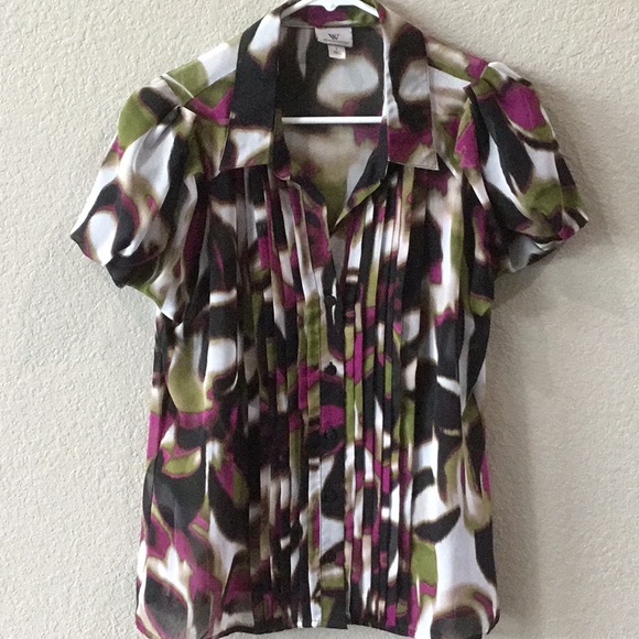 Worthington short sleeve blouse - Picture 1 of 2